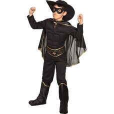 Disfraz Boland Z - Bandido Negro para niños 10-12 años