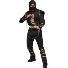 Disfraz de ninja negro Hanzo de Boland - Traje para hombres