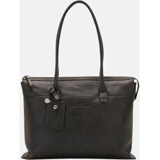 Castelijn & Beerens Carisma Schoudertas RFID Leer - 15,6 inch Laptop - Zwart