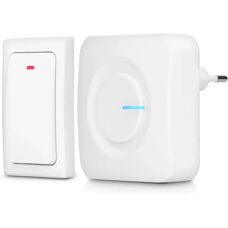 Kit Timbre Inalámbrico Alecto ADB30WT Blanco - Timbre