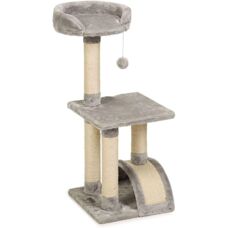 Beeztees Tanica - Albero per Gatti - Grigio - 35x35x82 cm