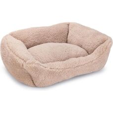 Lit pour chat Beeztees Kadi - Peluche douce, Bords surélevés, 47x37x18 cm - Publicité