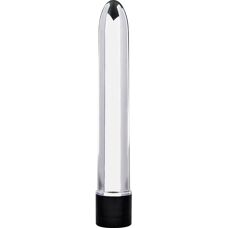 Toyjoy Vibrador Ultra Delgado - Impermeable, Plateado, 17cm