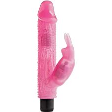 ToyJoy Nyúl Vibrátor Knobbly Wobbly Rózsaszín - Szexjátékszer