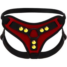 Taboom Rotes Jock-Harness - Verstellbare Nylonschlaufen