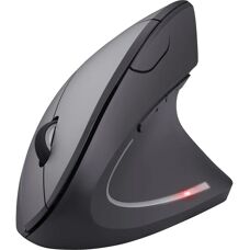 Souris Ergonomique Sans Fil Trust Verto - DPI Réglable, 6 Boutons - Souris de Bureau