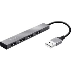 Trust Halyx USB 2.0 - USB Hub 4 Portar i Aluminium