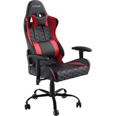 Trust GXT 708R Resto Gaming Stoel - Ergonomisch, Verstelbaar, Zwart & Rood