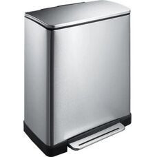 EKO E-Cube 50L Poubelle à pédale en acier inoxydable - Publicité