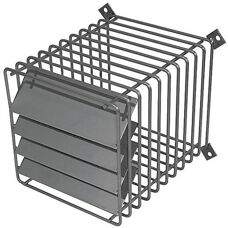 Grille de protection pour terminal gaz horizontal Ubbink avec déflecteur en acier inoxydable - Publicité