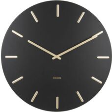 Karlsson KA5716BK Wandklok - Modern ronde zwarte