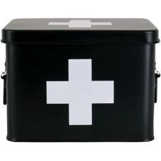Present Time PT3770BK Schwarze Pillenbox - Pill Organizer