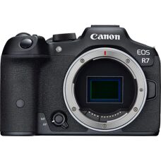 Canon EOS R7 Mirrorless Camera - Black - 32.5MP, 4K/60P, 30fps