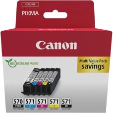 Canon PGI-570 / CLI-571 Multipack 5 Pack (0372C006)