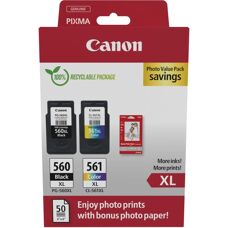 Canon PG-560XL/CL-561XL Πακέτο Φωτογραφίας Αξίας (3712C008)