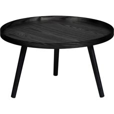 Woood Bijzettafel »Mesa L« van hout - zwart - Salontafel