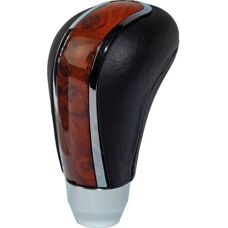 AutoStyle M-7 Skok z leatherem i drewnem - Gear Shift Knob