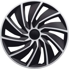 AutoStyle Wheel Covers 17 Inch Silver/Black - Wheel Covers