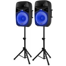 Vonyx VPS152A Kabel & Funk Lautsprecherset - 1000W