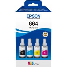 Epson C13T66464A Zestaw wkładów - 4 sztuki - Czarny, Cyna, Magenta, Żółty