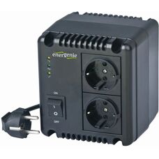 EnerGenie EG-AVR-1001 Regulator napi - 2 gniazda - Czarny