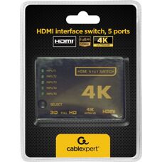 Gembird DSW-HDMI-53 Video Umschalter - 4K Ultra HD