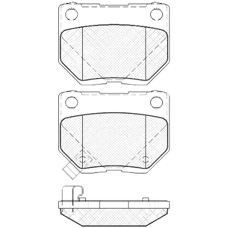 A.B.S. 37661 Set Pastiglie Freno - Subaru Impreza II III