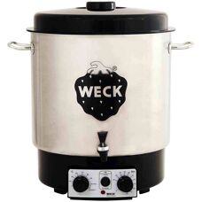 Weck WAT 25A - Einkochautomat, Edelstahl 30L - Grau