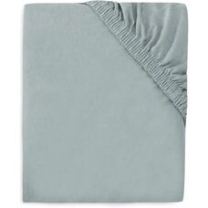 Jollein Crib Sheet - Jersey Sea Green 60x120cm - Crib Sheet