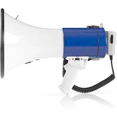 Nedis Megafon - Räckvidd 1500m - 135dB Volym - Avtagbart mikrofon