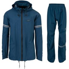 AGU Wasserdichter Regenanzug Blau S - Regenanzug