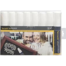 Set de Marqueurs Craie Gros Modèle Securit - Blanc