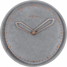 NeXtime Cross Grau Wanduhr - 35cm Minimalistisches Design