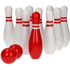 BS Toys Holz Bowling - Mehrfarbig 12 Stück - Bowling-Set