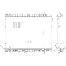 Aks Dasis Blue 560117n Aluminium Radiator - Cooling Product Type