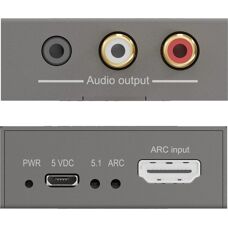Convertisseur HDMI Marmitek Connect ARC13 - 5V, 55mm, 70mm, 20mm, HDMI, Rca, Usb, Micro-Usb - Adaptateur Audio & Vidéo