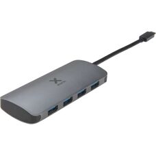 Xtorm XC001 Interfejs Hub - USB 3.2 Gen 1 - Type-C - Szary