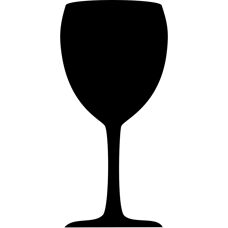 Quadro Silhouette de Vinho da Securit - Restaurantes & Bares