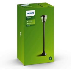Philips Éclairage extérieur sur poteau - Blanc - Aluminium - IP44 - E27 - Publicité