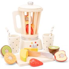 New Classic Toys - Dřevěný set na smoothie - Dětská kuchyňka