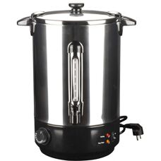 vidaXL Chauffe-vin Inox 15L - Température Réglable, Sécurisé, 2500W