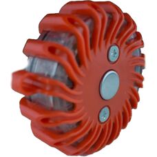vidaXL Disque d'Avertissement 16 LEDs Orange - Lampe de Disque d'Avertissement
