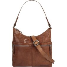 SPIKES & SPARROW Cognac Leder Handtasche - Handtasche