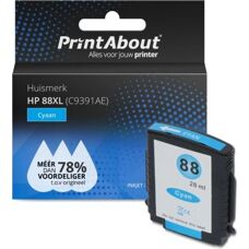 PrintAbout C9391AE Tintenpatrone - Hohe Kapazität Cyan