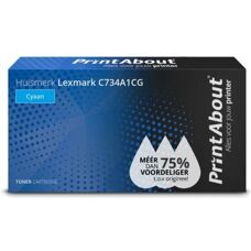 PrintAbout C734A1CG Cyan Tonerpatrone - Druckerzubehör