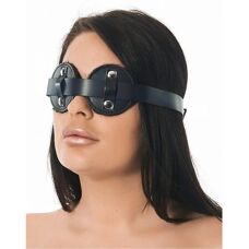Masque en Cuir Rimba - Accessoire BDSM Réglable - Publicité