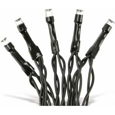 BigBuy Weiße LED Weihnachtskranz - Kranz mit LED-Lichtern