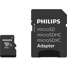 Philips 64GB MicroSDXC UHS-I Class 10 geheugenkaart