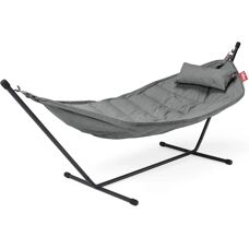 Fatboy - Hamac Headdemock Gris - Support Inclus - Tissu extérieur Olefin - Publicité