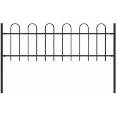 vidaXL Tuinhek met ronde bovenkant 1,7 m - Tuinhek